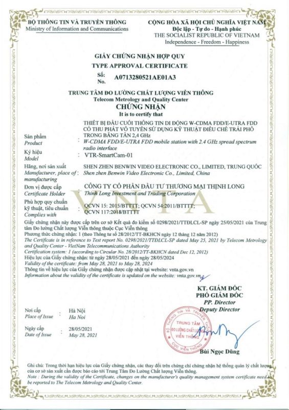 hợp chuẩn camera nghị định 10 viettel