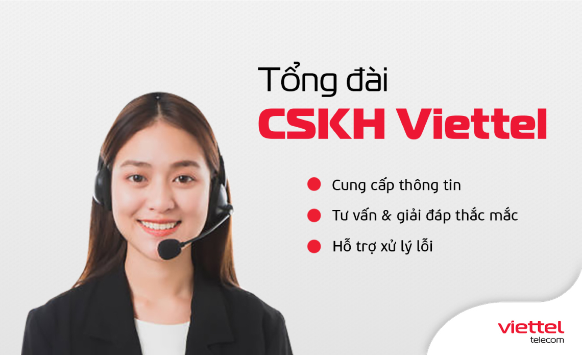 Tổng đ&agrave;i cskh viettel