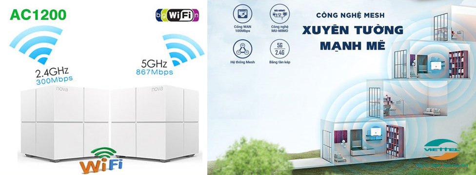 Home Wifi Viettel xuy&ecirc;n tường mạnh mẽ
