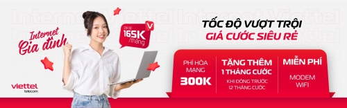 GÓI CƯỚC INTERNET WIFI VIETTEL DOANH NGHIỆP/CÁ NHÂN